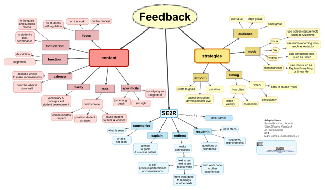 concept map of feedback